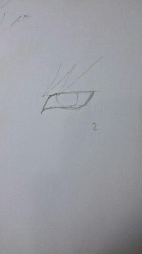 Когда я рисую портреты я всегда начинаю с глаза, поэтому и сегодня решила начать с него. 01