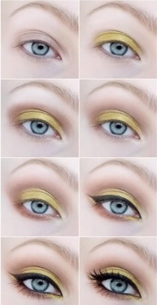 Тени нужно наносить на веко поэтапно, не упуская ни одного элемента из общего процесса - только в таком случае результат оправдает ожидания. 06