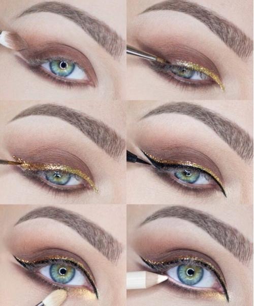 Тени нужно наносить на веко поэтапно, не упуская ни одного элемента из общего процесса - только в таком случае результат оправдает ожидания. 08