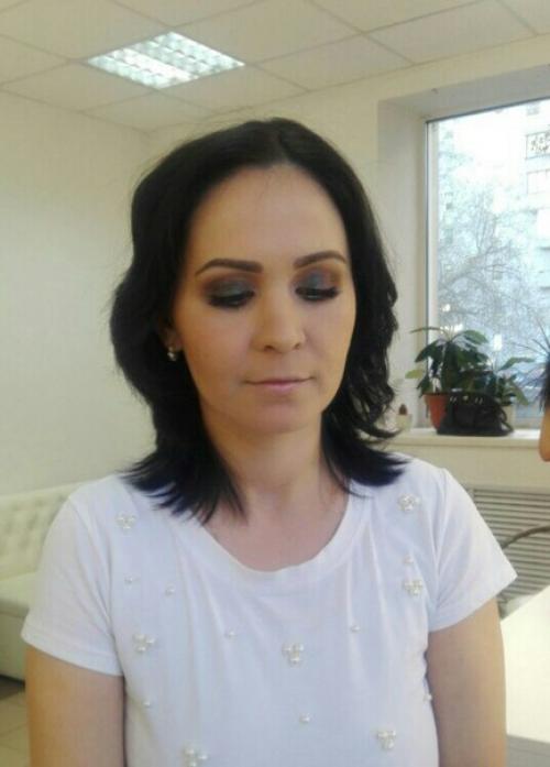 Оцените, пожалуйста, мои работы, которые сделаны во время обучения на базовом курсе Визажист - Стилист! 06