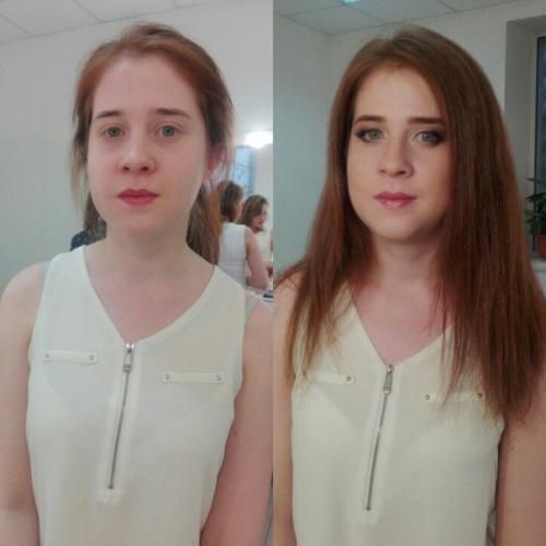 Оцените, пожалуйста, мои работы, которые сделаны во время обучения на базовом курсе Визажист - Стилист! 07