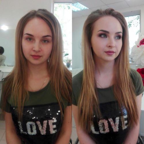 Оцените, пожалуйста, мои работы, которые сделаны во время обучения на базовом курсе Визажист - Стилист! 09