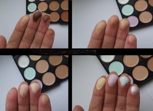 Палитра MAC (корректоров) кремообразных консилеров с 15 и 20 оттенками. 05